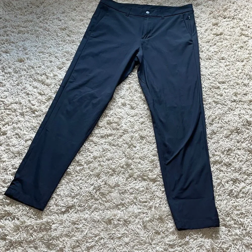 Lululemon Mens Commission Pants Mens 34 Gray Tactical Utility Athleisure Yoga Hi